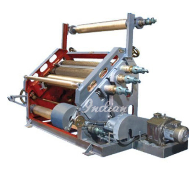 Vertical Type Single Phase Paper Corrugating Machine